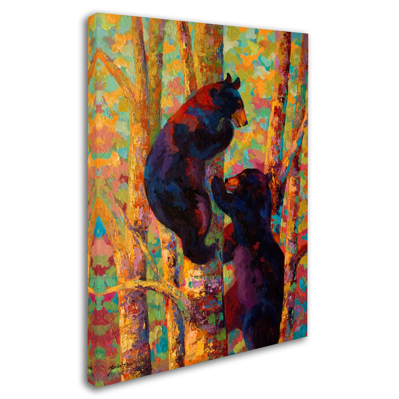 " Two High " by Marion Rose, 32" H x 24" W x 2" D