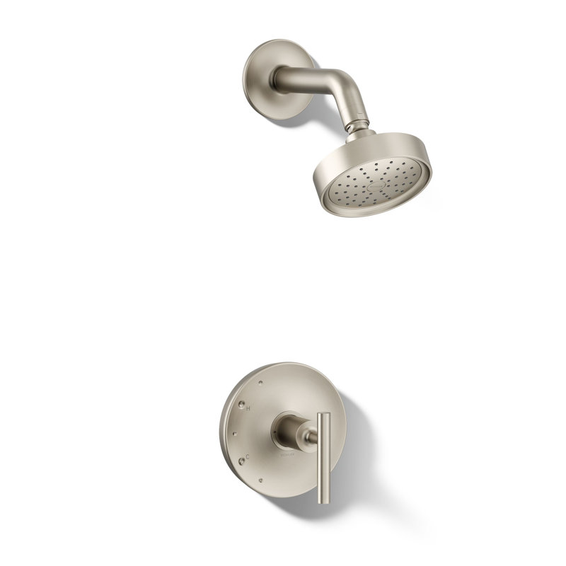 Purist Shower Trim, Vibrant Brushed Nickel, Lever Handle