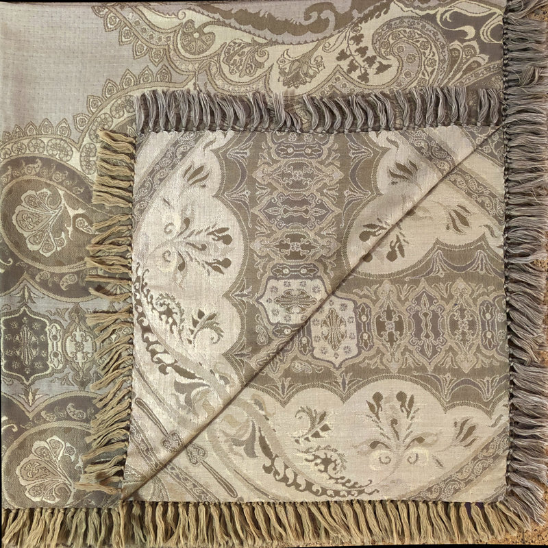 Jeté de voyage Boucle Mohra, Gris