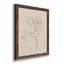 Floral Contour Study I - Ensemble de 4 reproductions d'art sur toile encadrées-511999924-511999914
