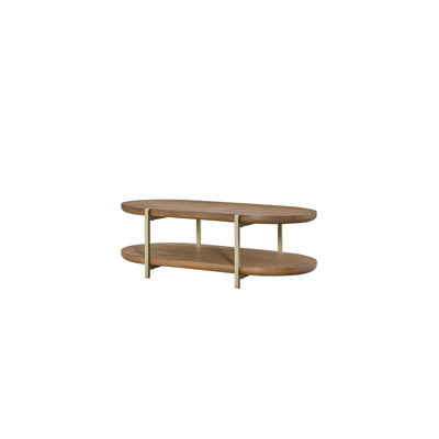 Coffee Table, Engineered Wood, 1 Piece, Latte