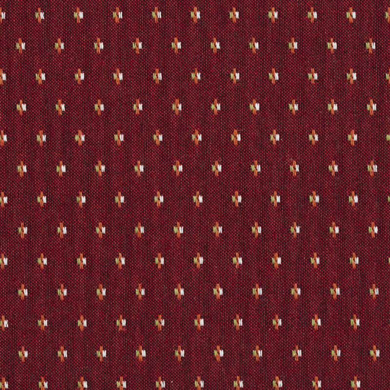 Tissu Ditsy Dot, Rouge foncé