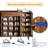 Modern Nut-Brown Solid Wood Shoe Storage