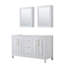 Daria 59'' W Double Bathroom Vanity Base-768140945