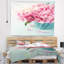 Pivoine floral rose en vase tapisserie-28501132