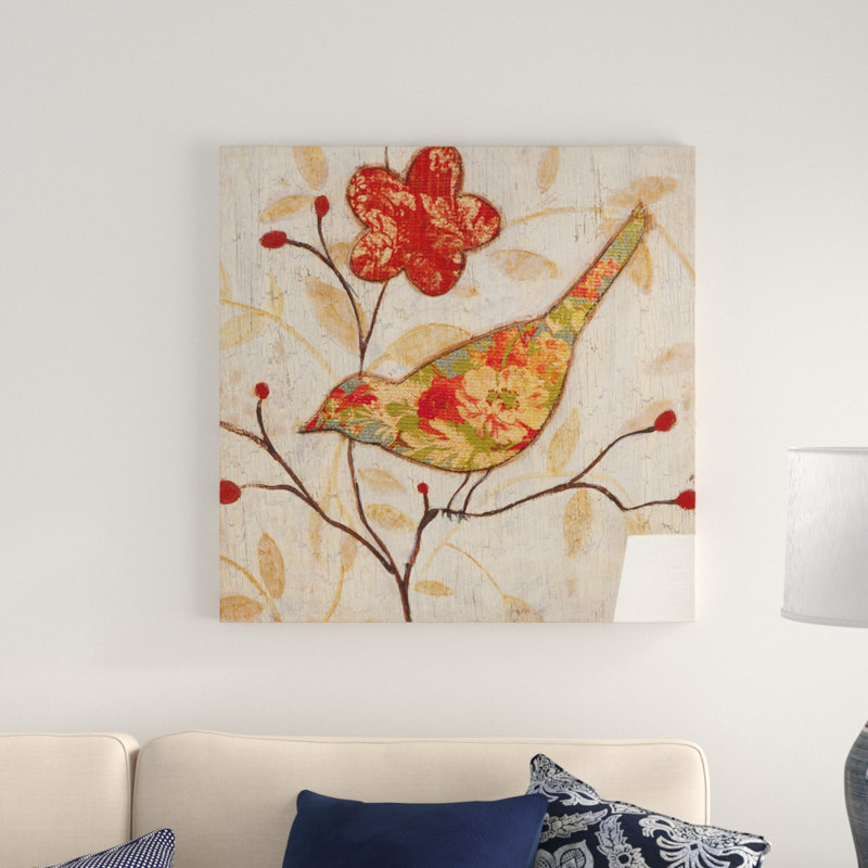 «Premium Song Bird II Revisité», reproduction sur toile tendue, H 32 po x l 32 po x P 1,5 po