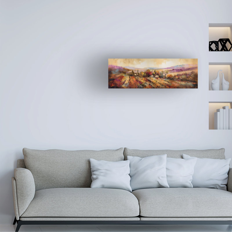 Art sur toile Sasha Tuscany I, H 10 po x l 32 po
