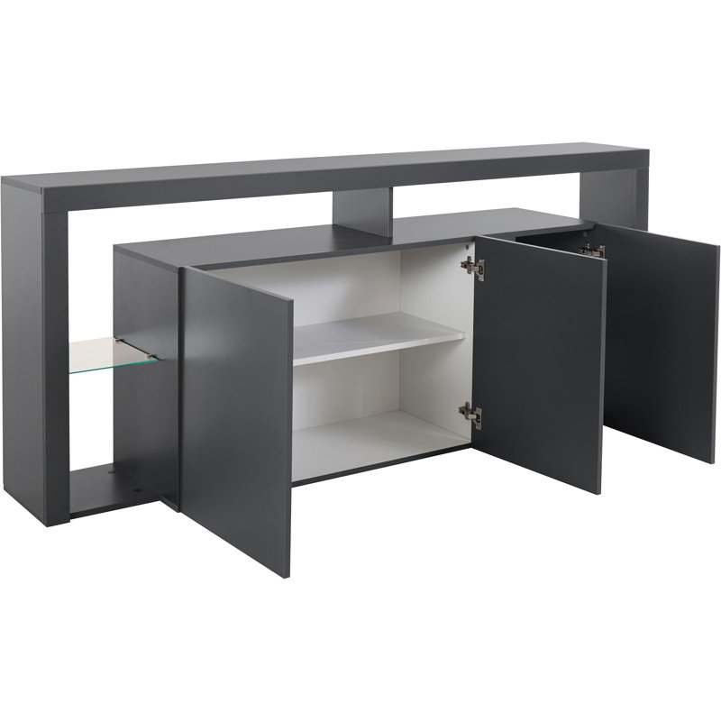 Carlhenry 200cm Sideboard, Black