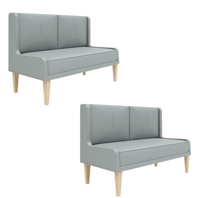 Banc rembourré en similicuir