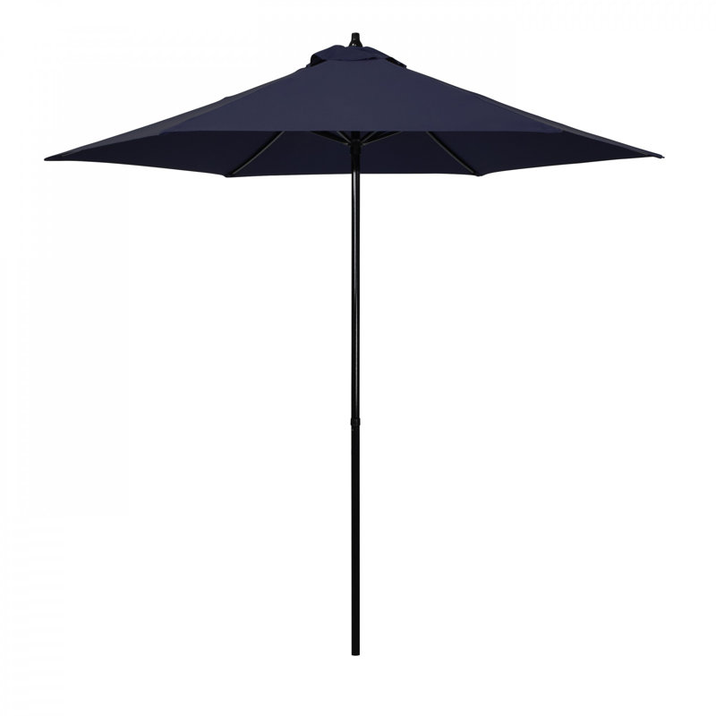 Parasol de marché 7,5 pi Luz, Polyester bleu marine