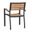 Chaise de salle à manger en métal