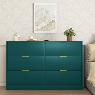 Commode 6 tiroirs pour chambre à coucher