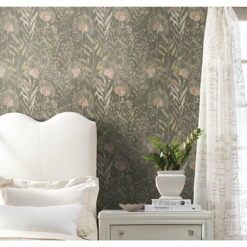 York Wallcoverings Peel & Stick Floral Roll & Reviews | Wayfair