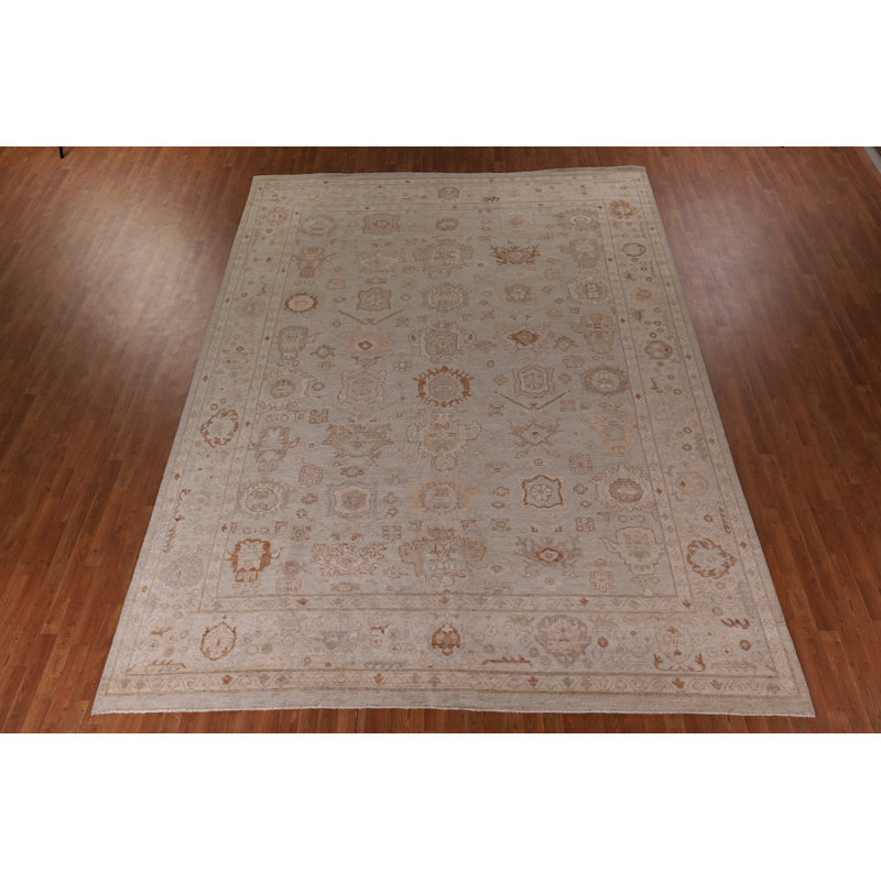 Vegetable Dye Oushak Oriental Large Rug 10x14
