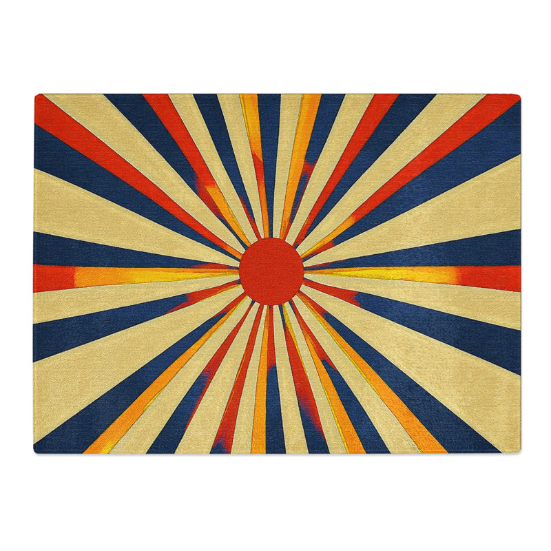 Sunburst Design Vol.5  Glass Chopping Board