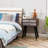 Nightstand, End Table with Fabric Storage Drawer Side Table for Bedroom