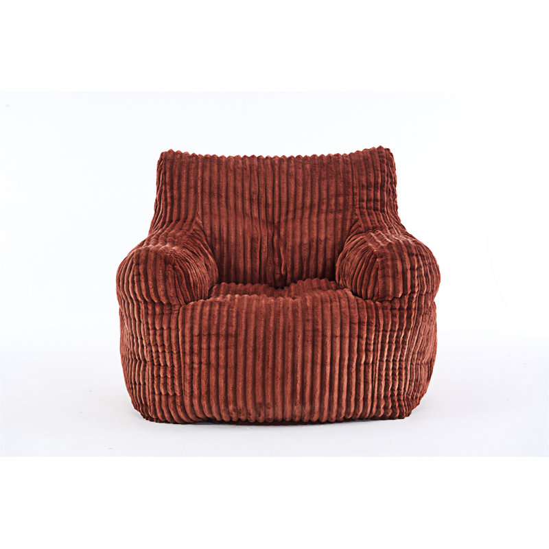 Bean Bag Chairs For Adults Oversize Bean Bag Sofa Chair With High Density Memory Foam Bean Bag Chair Lazy Chair With Armrest