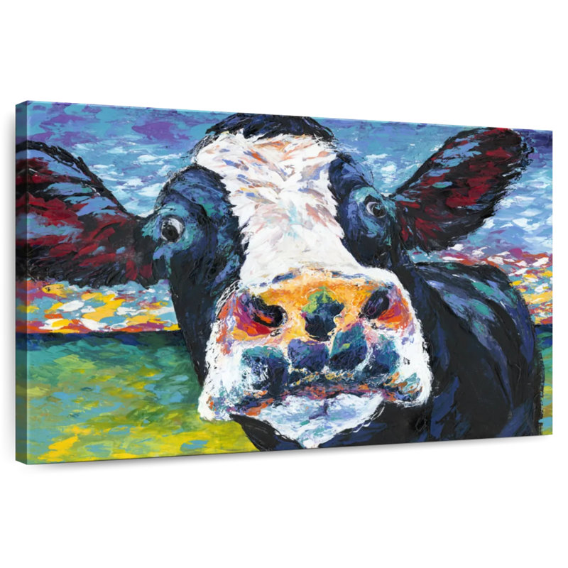 Brampt Curious Cow II, 32" H x 48" W