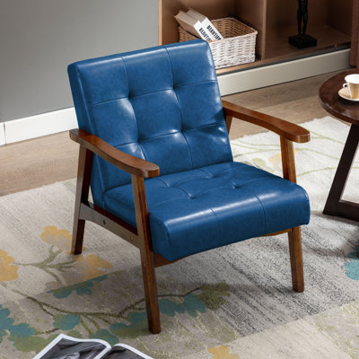 Deveral Faux Leather Armchair