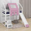 Lit mezzanine simple avec tente-745555564