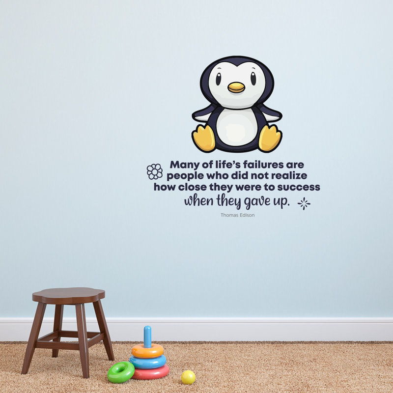Text & Numbers Wall Decal, 8" H x 10" W