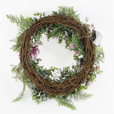 Faux Plastic 45cm Wreath