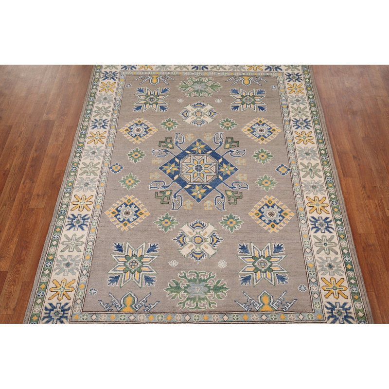 Tapis oriental géométrique Kazak 5