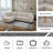 Off-White Fluffy L-Shaped Sectional Sofa-1679078891