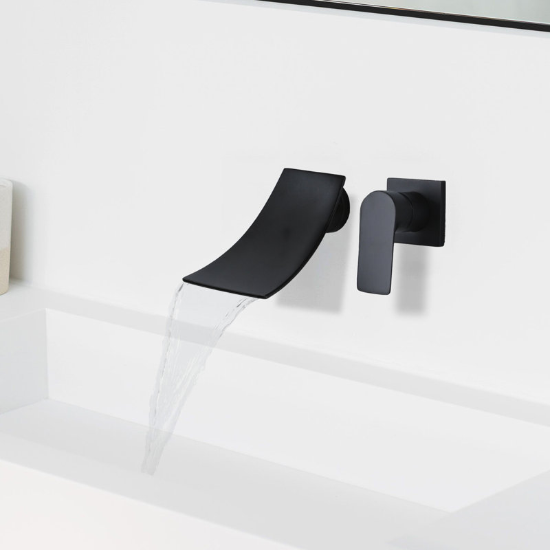 Single-handle Bathroom Faucet, Black