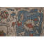 Tapis oriental géométrique Oushak noué à la main 10 x 13