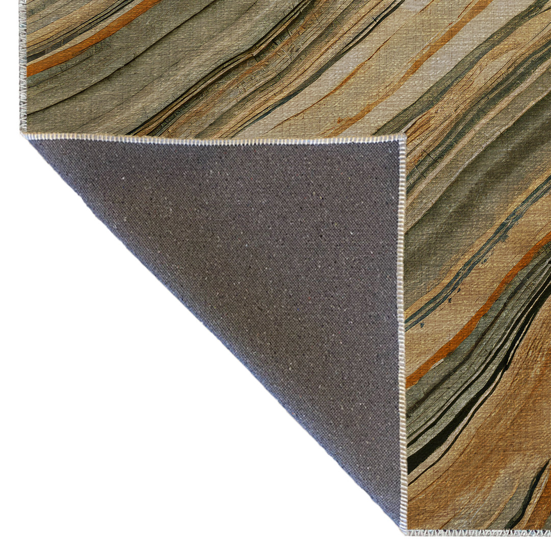 Orren Ellis Mira Multi-Colored Wavy Abstract Patterned Modern ...