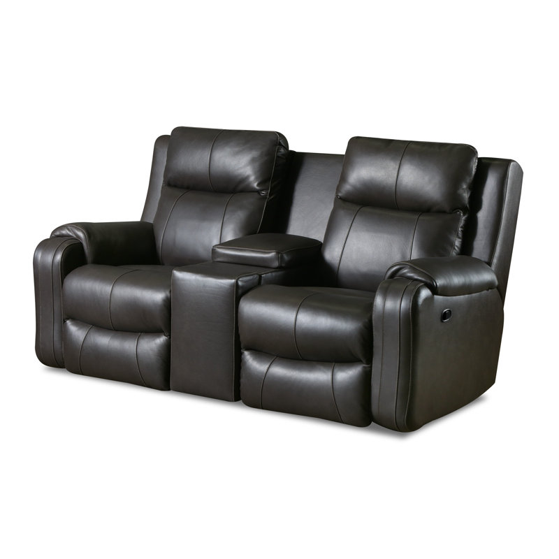Causeuse avec appui-tête Contour Power, Manuel, Marron foncé