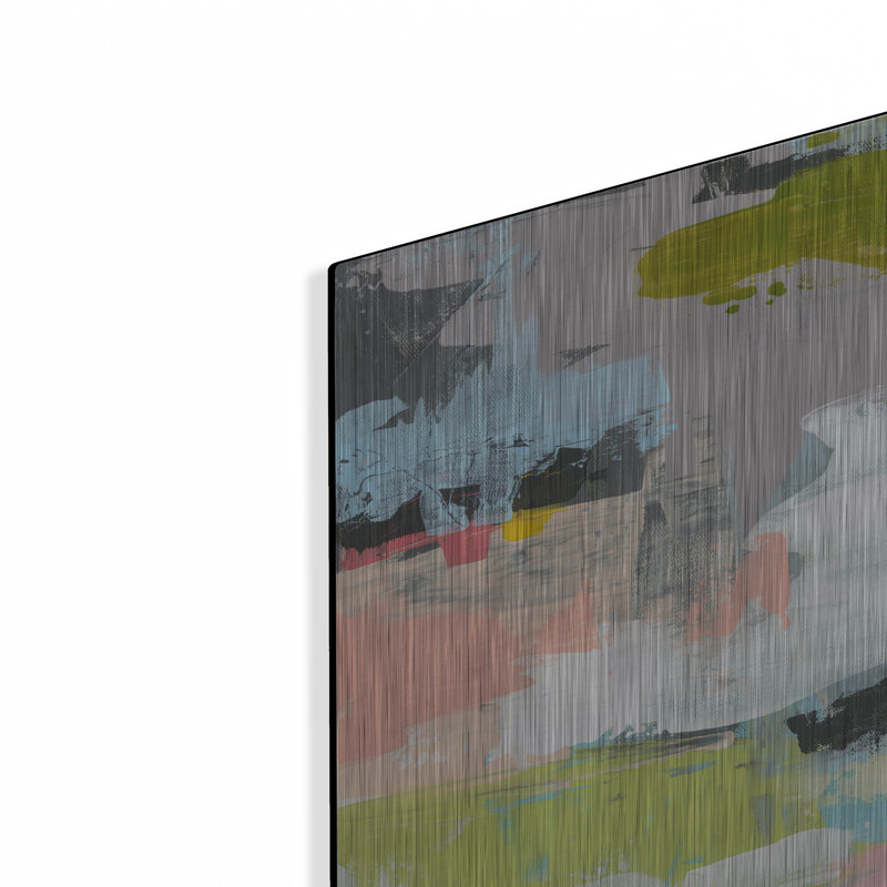 Art mural en métal Winston Porter «The Quiet» par Jan Weiss, H 16 po x l 12 po