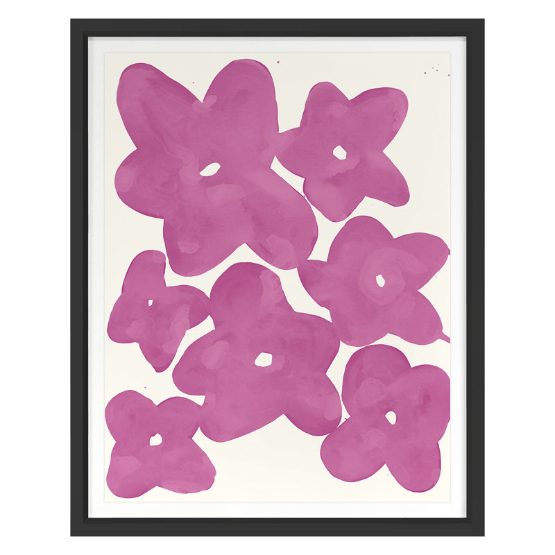 «Ghost Abstract 5» par Kate Roebuck - reproduction d'un seul cadre, Cadre noir, H 30 po x l 24 po