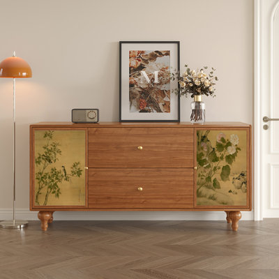 Chinese-style retro minimalist high-end sideboard