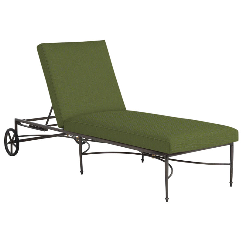 Chaise longue en aluminium Roma, Welt, Forêt de lin