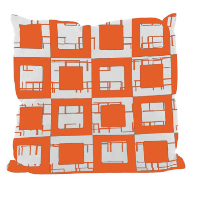 Geometric Square Pillow Cover & Insert