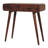 Curved Two Drawer Console Table