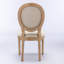 Chaise de salle à manger en lin-1518358146