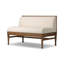 Priscilla Dining Bench-49"-Crypton Wayfarer Snow-309160776