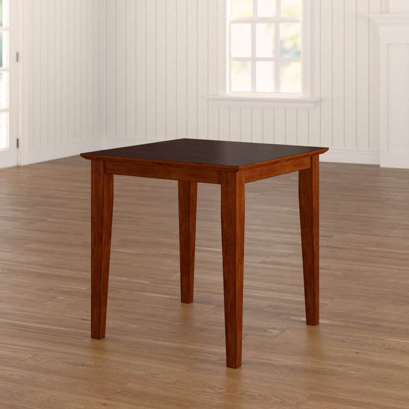 Calumet Heimann Solid Wood Dining Table, 30" H x 30" L x 30" W, Espresso
