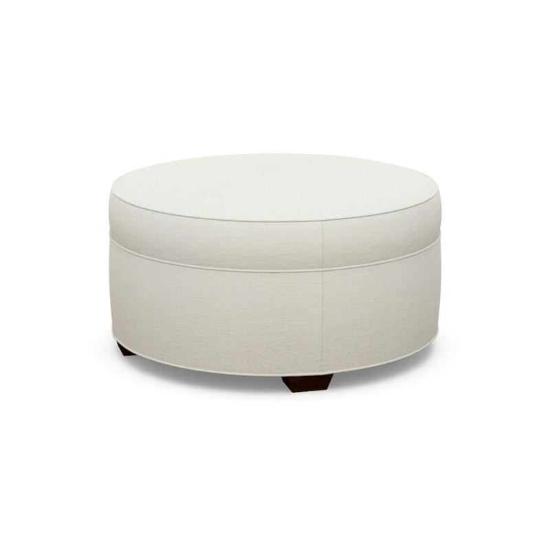 Round Ottoman, Walnut, 3906-73