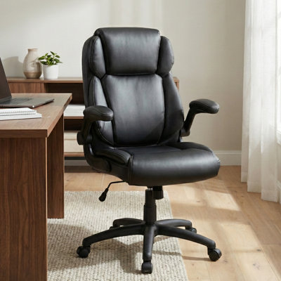 Sealy® Atlas Swivel Executive Office Chair with Arms and Tilt