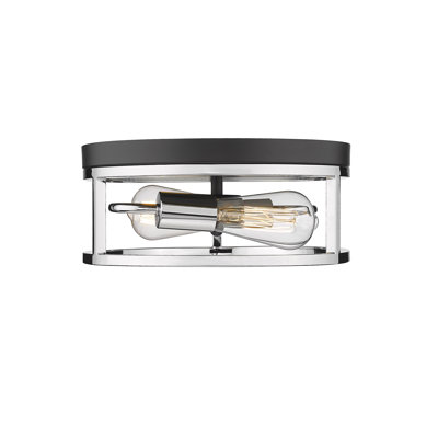 Plafonnier encastré moderne en fer 2 lumières Modern