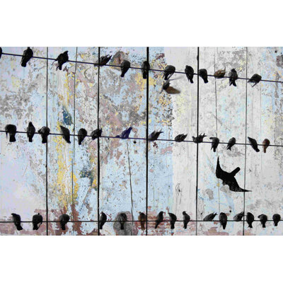 Oiseaux sur bois IV