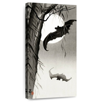 Chauves-souris et pleine lune