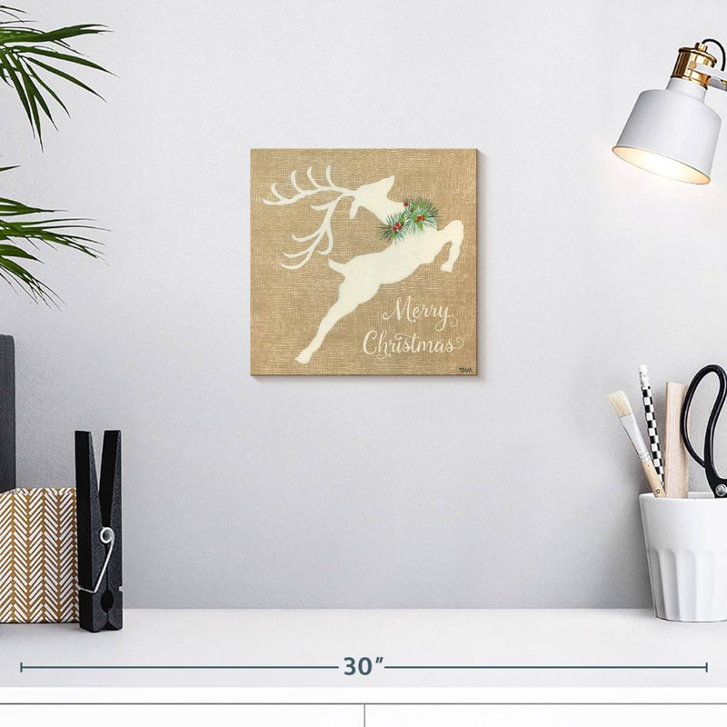 Joyeux Noël renne Lelend, H 10 po x l 10 po