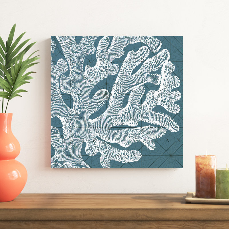 Coastal Menagerie II, H 20 po x l 20 po x P 1,25 po