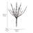 Floral 60 LED Lights Willow Branch