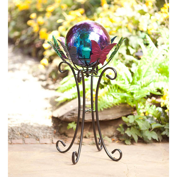 Wind & Weather Metal Insects Gazing Ball Stand - Wayfair Canada